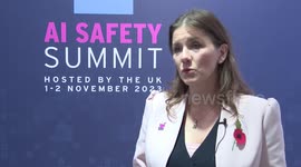 Michelle Donelan discusses AI summit ambitions in Bletchley, UK