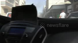 Dramatic footage as rescue workers pull children from rubble in Khan Younis