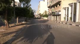 Rescue of people from under the rubble after Israeli bombing in Al-Taj Area, Gaza