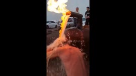 Tourists take a 'burning' plunge in Dagestan's 'Goryachka' spring