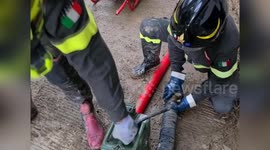 Ongoing Rescue Operations in Wake of Severe Weather Devastation in Tuscany, Italy