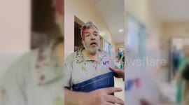 Air Raid Survivor Delivers Defiant Message in Gaza