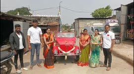 Indian farmer creates his 'dream vintage car' out of junk