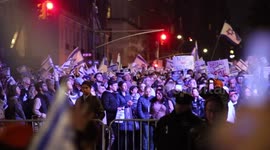 Vigil and Rally Marking 30 Days Since Oct 7 Hamas Attack in New York, USA