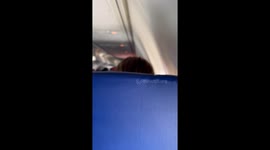 'Well this is going to go well...' Terrifying turbulence above Denver triggers emergency plane landing