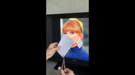 Taylor Swift's Paper Portrait