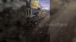 The aftermath of Israel's raid on Jenin camp, Palestine