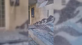 Israel confirms that a drone fell on a building in Eilat, Israel