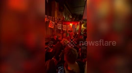 Legendary rock band Green Day surprise fans with secret gig at London pub