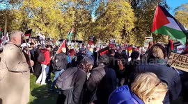 Over 100,000 Palestinians rally in London