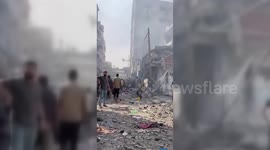 The Remains Of Gaza's Sabra Neighbourhood