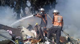 Israeli Helicopters Bomb House In Khan Younis