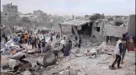 The IDF attack in Khan Yunis