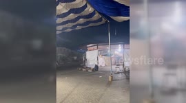 Smoke Hangs Over Hospital Precincts In Gaza