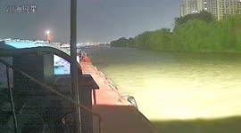 Boat crew save woman being dragged away by river in China