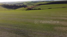 Ditchling Beacon, South Downs Drone Footage 4K 30FPS flyover