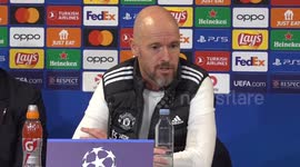 Manchester United v Copenhagen:  Erik ten Hag and Christian Eriksen preview Champions League tie in Copenhagen, Denmark
