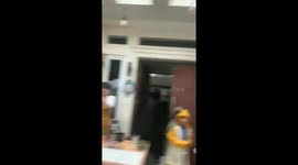 Roof collapse caught on video during heavy rain in Bogor, Indonesia