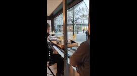 Police shoots person in public place in Germany after he tried to rob a grocery store in Gummersbach, Germany