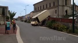 French mishap @ Cuq-Toulza.