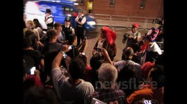London police officer rings bell to celebrate Royal baby George