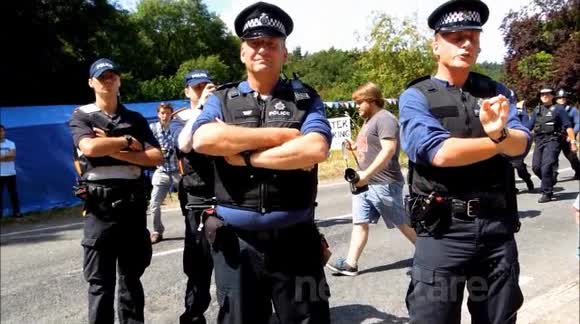 Second day at the Balcombe anti-fracking 