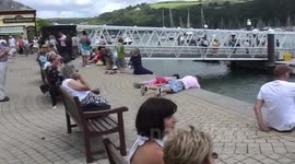 The Embankment at Dartmouth in the sun
