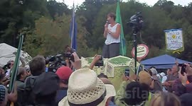 Caroline Lucas Anti-Fracking Speech at Balcombe