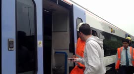 Fire on Train to London (Sidcup to London Bridge) (raw) - Video 6 of 6