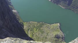 wingsuit filming in norway