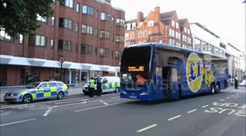 Coach Accident Outside Victoria Coach Station