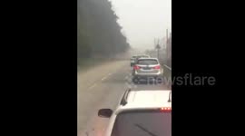 Major landslide completely blocks Chinese motorway