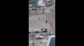 Men 'picked from crowd' and arrested by armed police