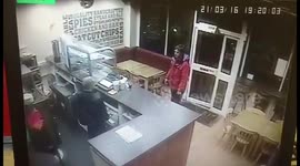 Man attempts to rob pie shop, gets more than he bargained for