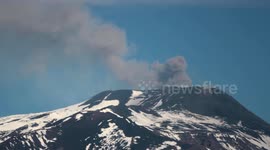 Ash emission from Northeast Crater - Etna