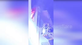 Firefighters Rescue Residents and Feline Companion from 6th Floor Inferno in Trieste, Italy