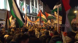 Protesters call for expulsion of Israeli ambassador in Dublin, Ireland
