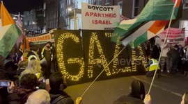 Protesters call for expulsion of Israeli ambassador in Dublin, Ireland