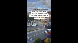 Hilarious moment 5-year-old spills the beans on dad's 'arrest' during car crash aftermath in San Diego