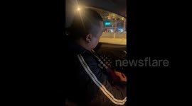 Taxi driver caught snoring at red lights in China