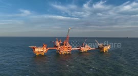 Mega gas field project in China's Bohai Sea commences production