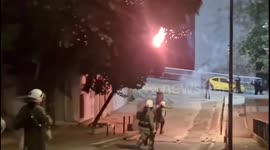 Tear gas used to disperse riot over Roma teenager shot dead following police chase in Greece