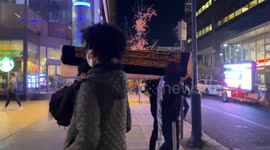 Free Palestine Protest in Center City Philadelphia today.