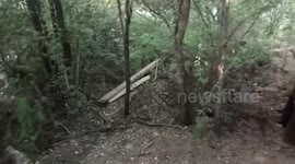 Russian paratroopers destroy Ukrainian platoon stronghold with BMD-4M tanks