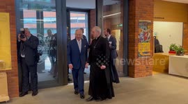 The King marks Inter Faith Week at the new Lambeth Palace Library in London, UK