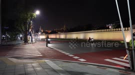 BANGKOK: Was this the king of Thailand passing by ?