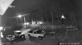 A fairy flying by my driveway and pops in front of my camera