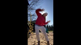 When the children play its time for me to practise my dance moves