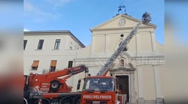 Firefighters Save Historic Bell in Mercato San Severino, Italy