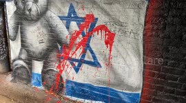 Mural for Israeli hostages held by Hamas appears in Camden